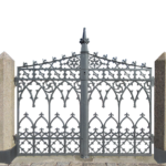 classic wrought iron fence