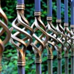 elegant wrought iron fence