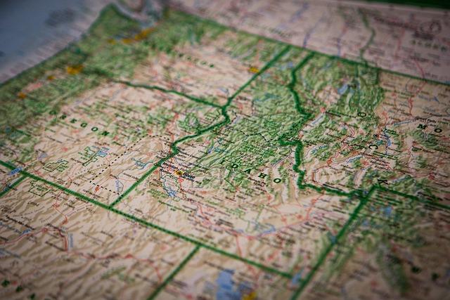 Map of Idaho highlighting its borders and major cities, illustrating the geographic scope of immigration law challenges. (idaho immigration law blocked​)
