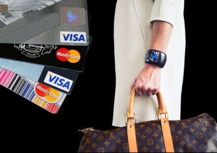 person applying for credit card